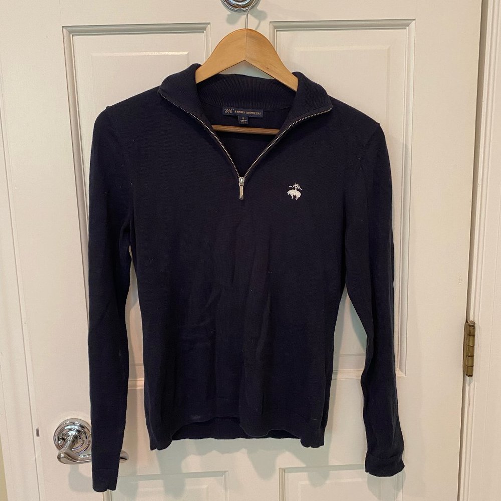 Brooks Brothers Women's Quarter Zip Sweater